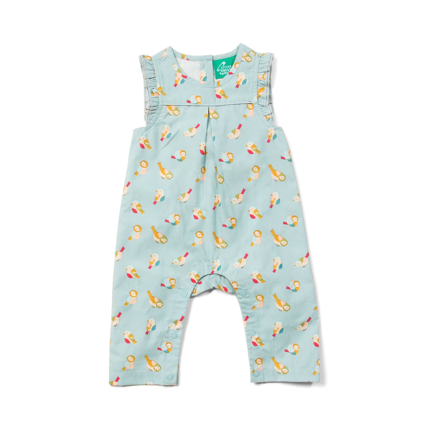 Rainbow Birds Frill Summer Romper