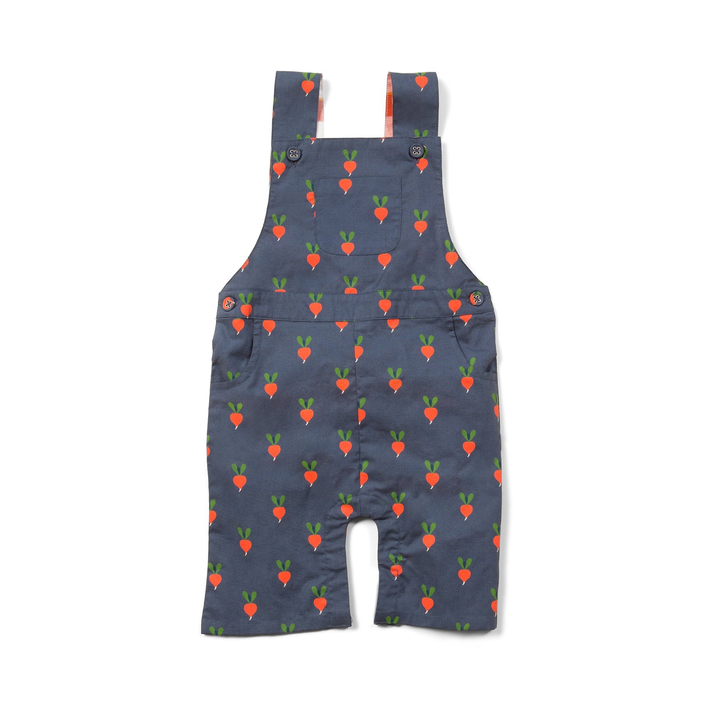 Radical Radish Dungaree Shorts